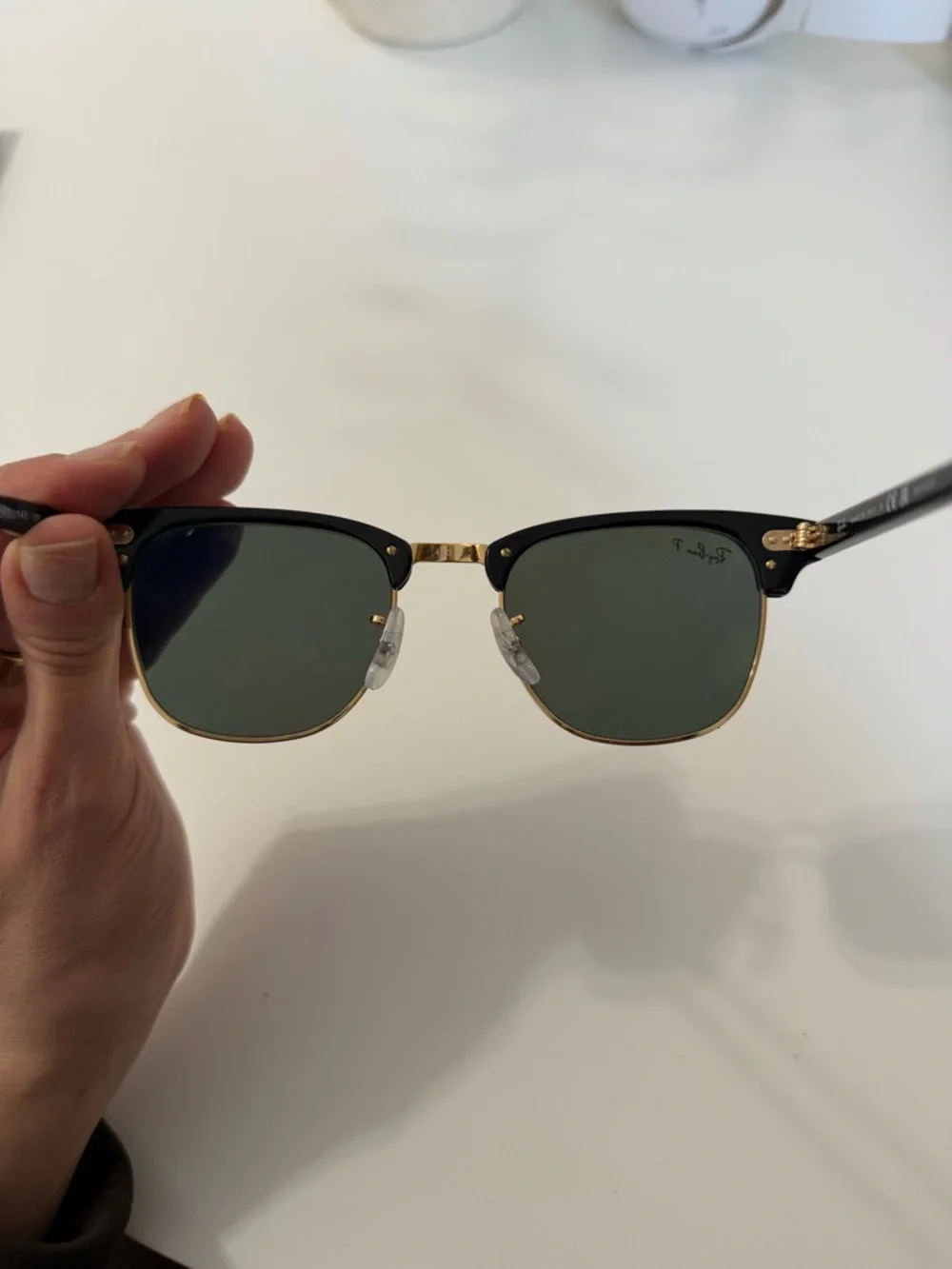 Ray-Ban | Accessories | Rayban Clubmaster Sunglasses In Black And Gold ...